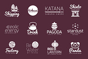 Asia Flat Logo Bundle, a Branding & Logo Template by ToonPlanet Vector Assets (Thumbnail 5 of 9)