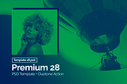 PSD Template + Duotone Action, an Action Add-On by Graphicboom (Thumbnail 30 of 32)