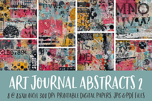 Art Journaling Abstracts 2 Textures