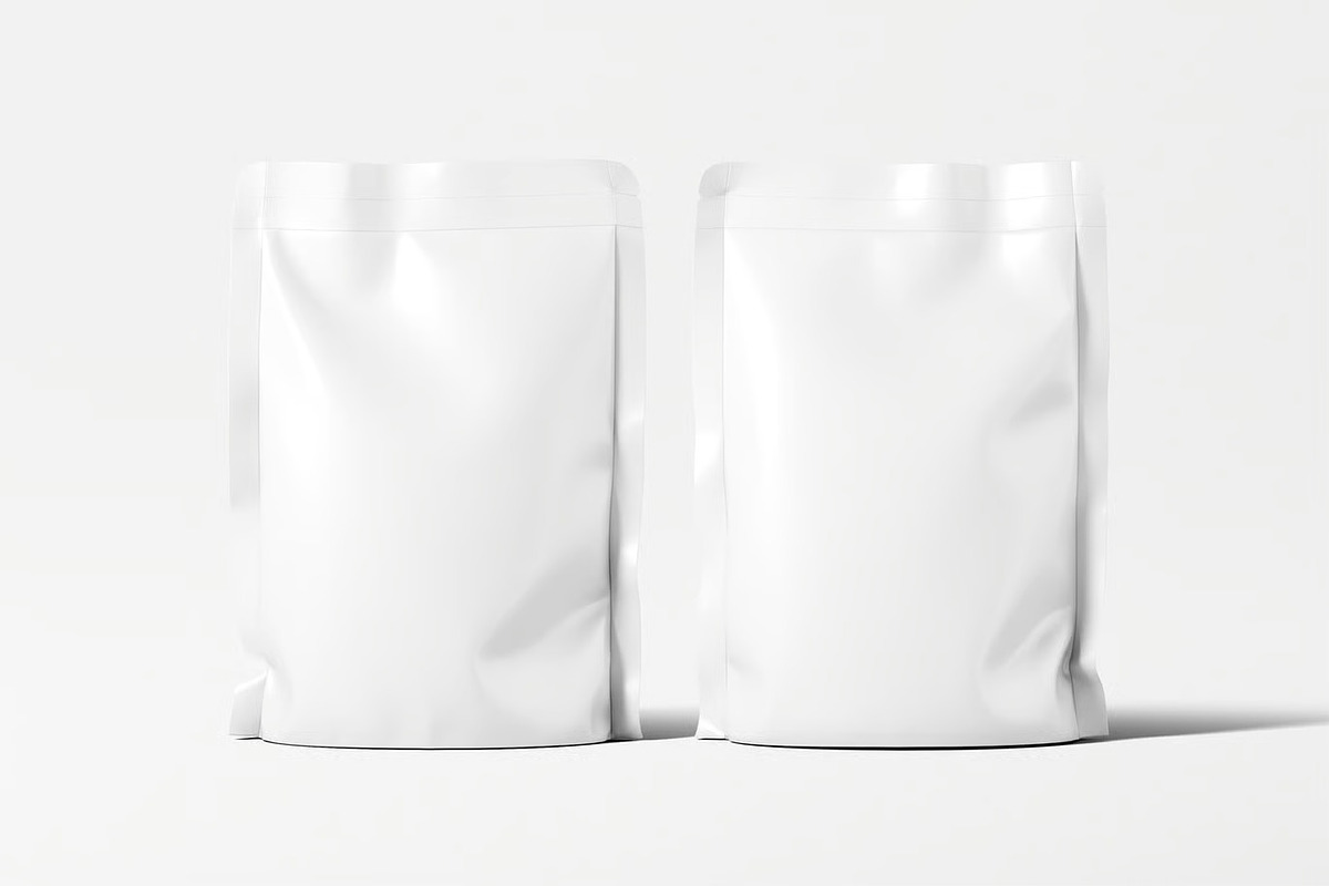 Plastic Pouch Mockup, a Packaging Mockup by zpackcreative (Photo 2 of 5)