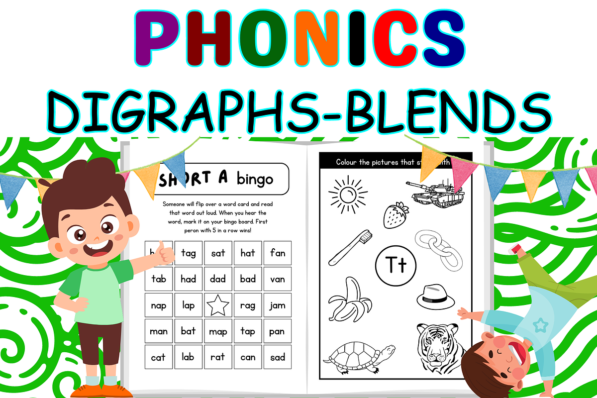 Digraphs and Blends Activities, a Templates & Theme by Premium Digital Templates (Photo 2 of 3)