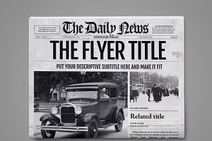 Photoshop Newspaper Template