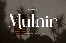 Mulnir Modern Serif Font