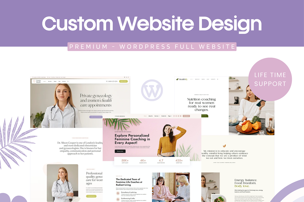 Custom Website Design - Wordpress, a Templates & Theme by HouseofWise (Photo 1 of 10)