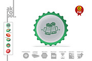 Bottle Cap Mock-Up, a Packaging Mockup by akropol (Thumbnail 10 of 10)