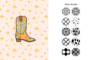 Whimsy Cowgirl 102 Procreate Brushes, a Brush Add-On by Pencil Twist (Thumbnail 3 of 10)