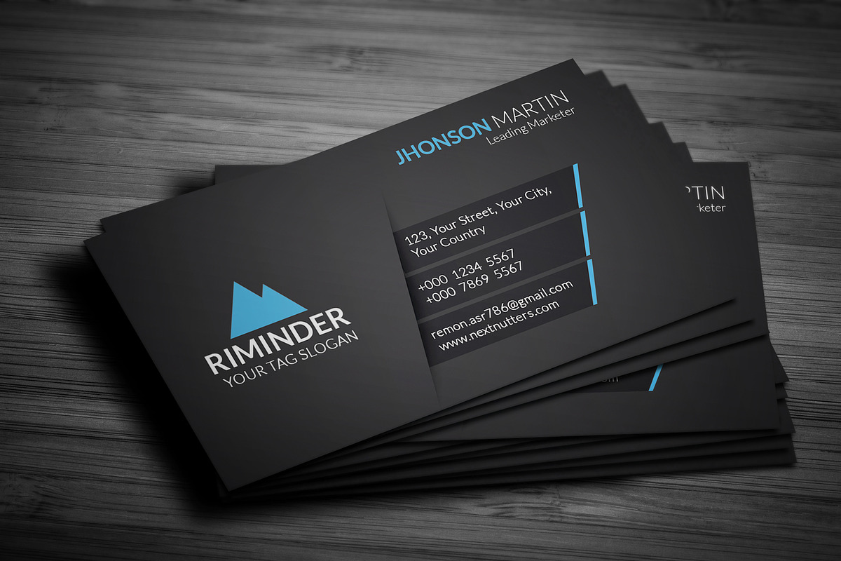 Clean Business Card, a Business Card Template by Divergent Studio (Photo 4 of 6)