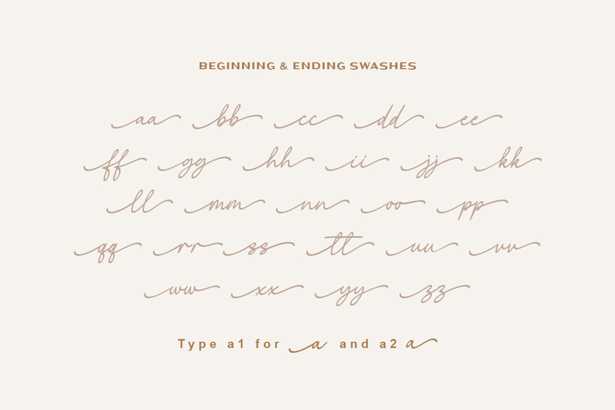 Delphin - Chic Font Duo, a Script Font by Typebae (Photo 8 of 10)