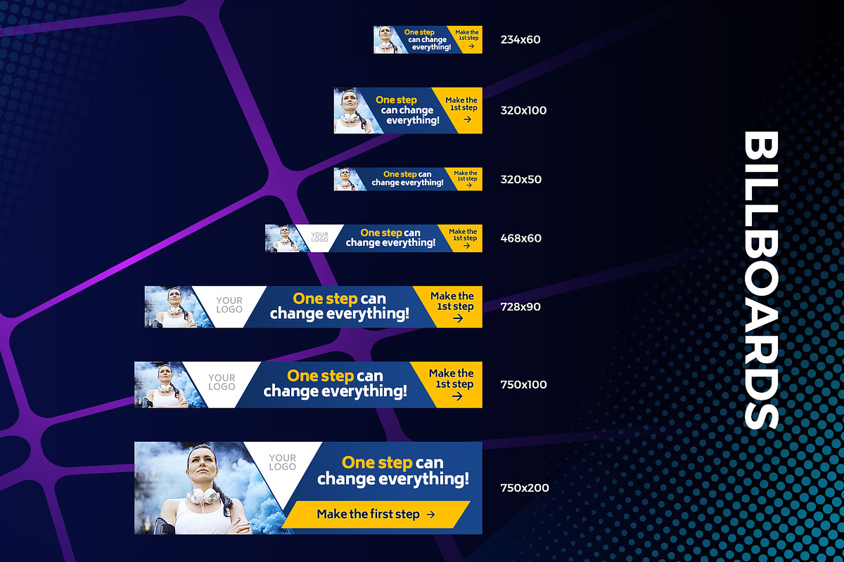 26 Web Banners for Google Ads, a Templates & Theme by Better Be a Designer (Photo 5 of 6)