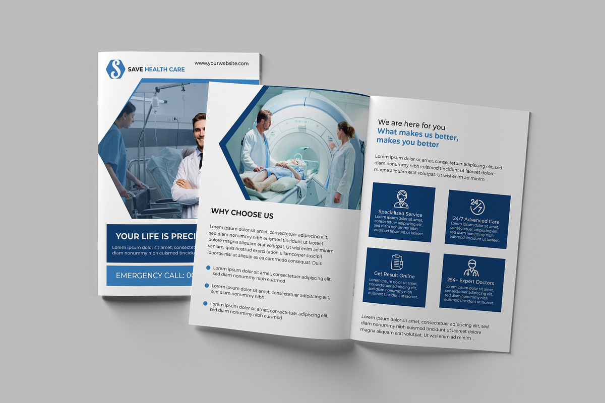 16 Page Healthcare Brochure Template, a Brochure Template by ferdousi0791 (Photo 3 of 8)