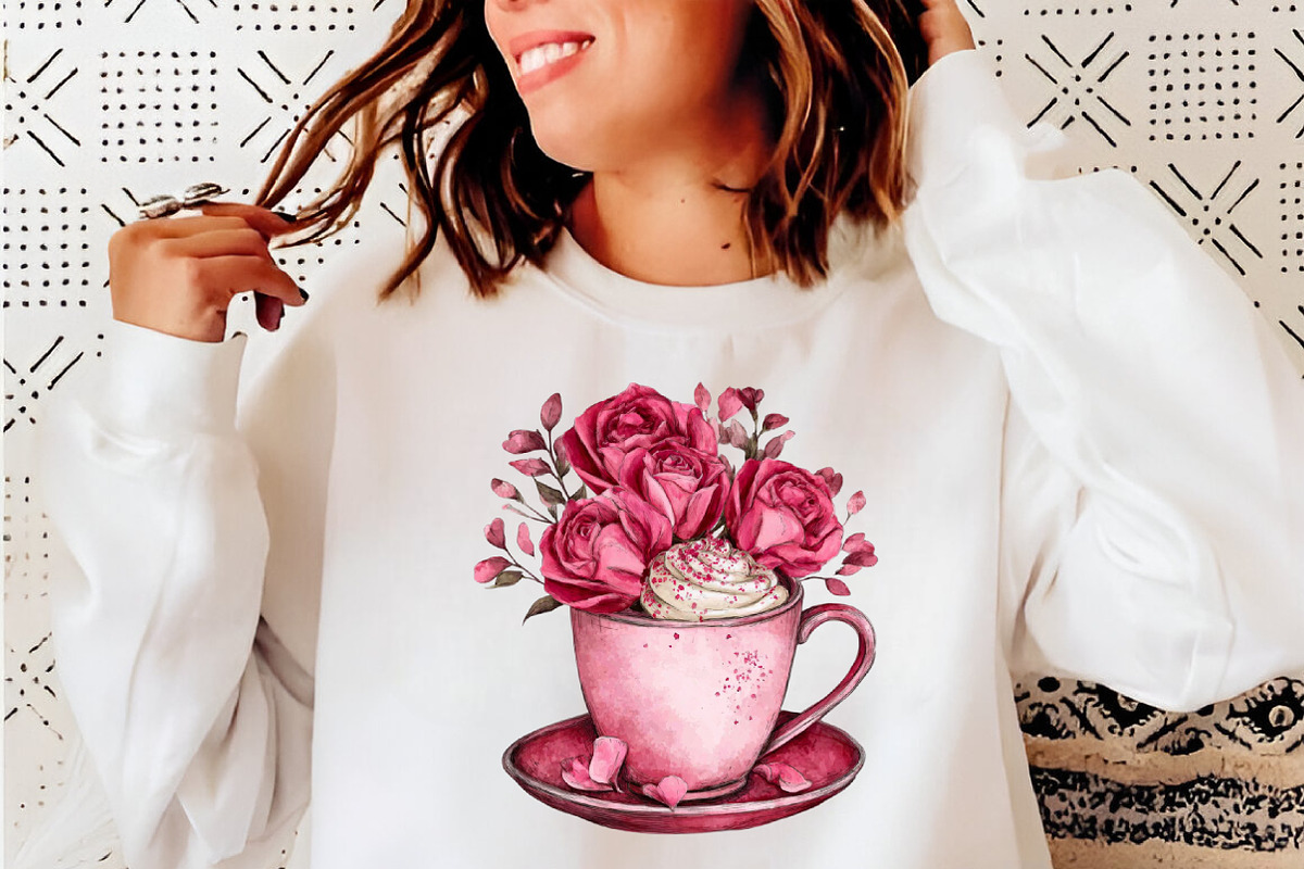 Valentines Day Coffee Cup Clipart, an Illustration by SinaCreation (Photo 10 of 11)