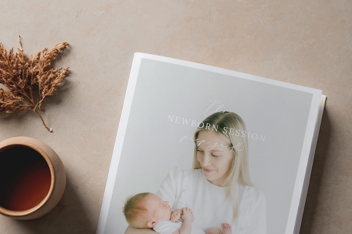 Minimalist Newborn Photography Guide, a Marketing Template by Sweet Little Muse (Photo 3 of 8)