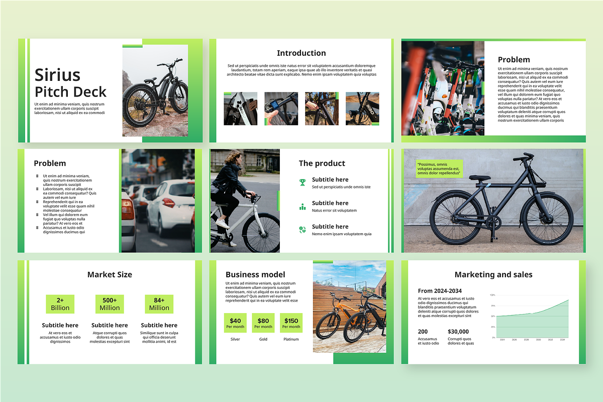 Pitch Deck Presentation Template, a Presentation Template by Hamocreate (Photo 2 of 6)