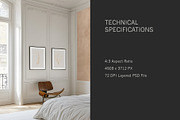 Paris Home | Bedroom No. 3 Mockup, a Household Mockup by Blixa 6 Studios (Thumbnail 8 of 8)
