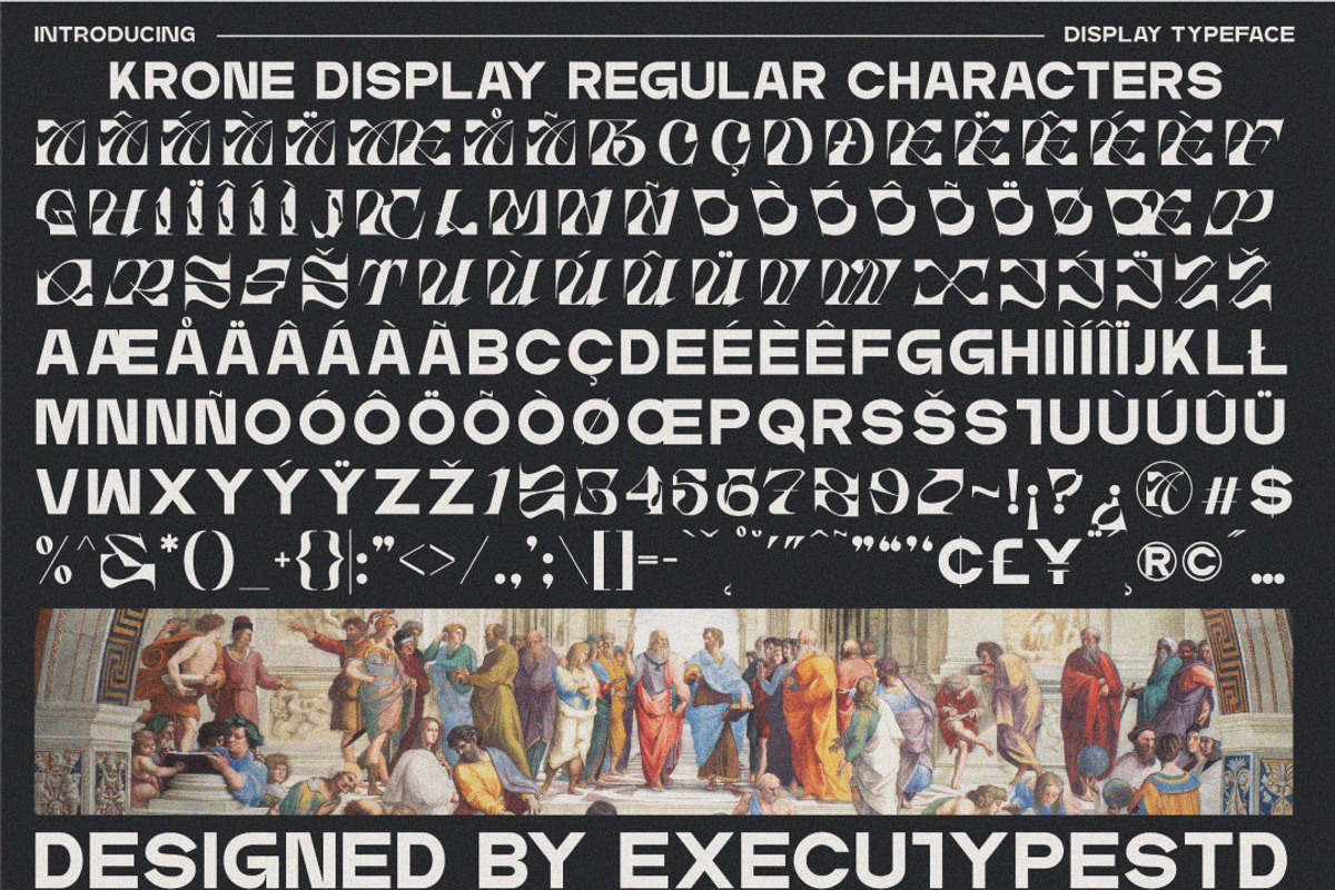 Krone - Mixed Font, a Serif Font by executypeStudio (Photo 5 of 11)