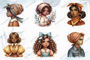 Cute Juneteenth Girl Clipart, an Illustration by designcity5 (Thumbnail 2 of 5)