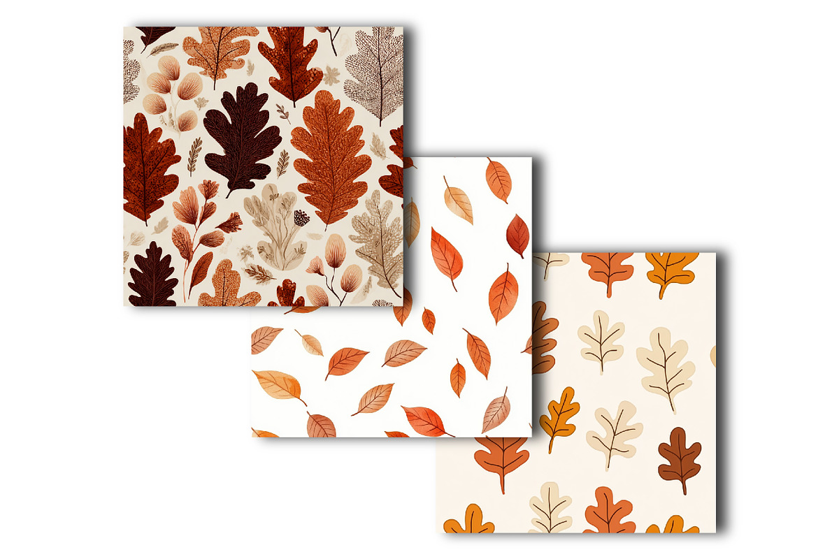 Cozy Autumn Days Digital Paper, a Pattern Graphic by OK Design (Photo 3 of 3)