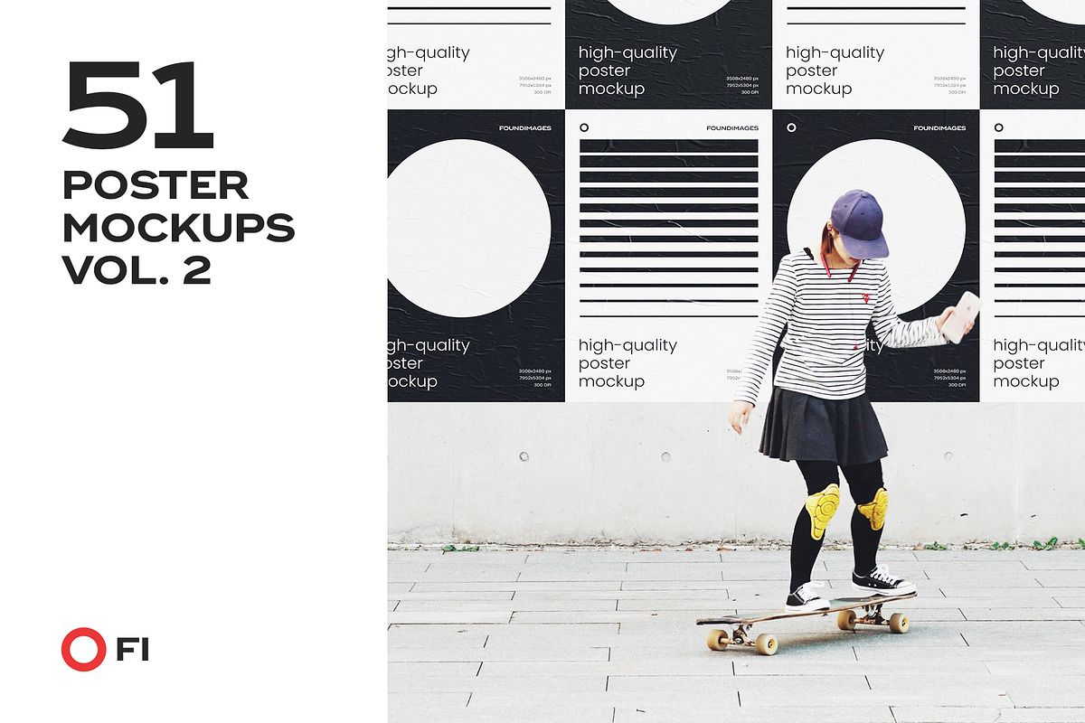 Urban Poster Mockup Template Bundle, an Advertising Mockup by FoundImages (Photo 1 of 52)