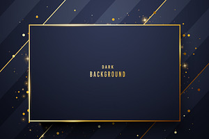Luxury Black And Golden Sign, a Background Graphic by Black White Mouse Design
