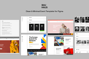 Bauhaus - Clean & Minimal Template