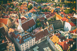 Aerial View of Tallinn, an Architecture Photo by Nature and travel