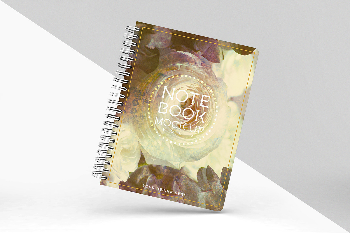 Notebook Mockup Vol 2, a Print Template by Honnum Graphic Art (Photo 11 of 12)