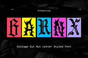 Gothic Collage Font – Ransom Letters, a Blackletter Font by Wicked Creative (Thumbnail 2 of 7)