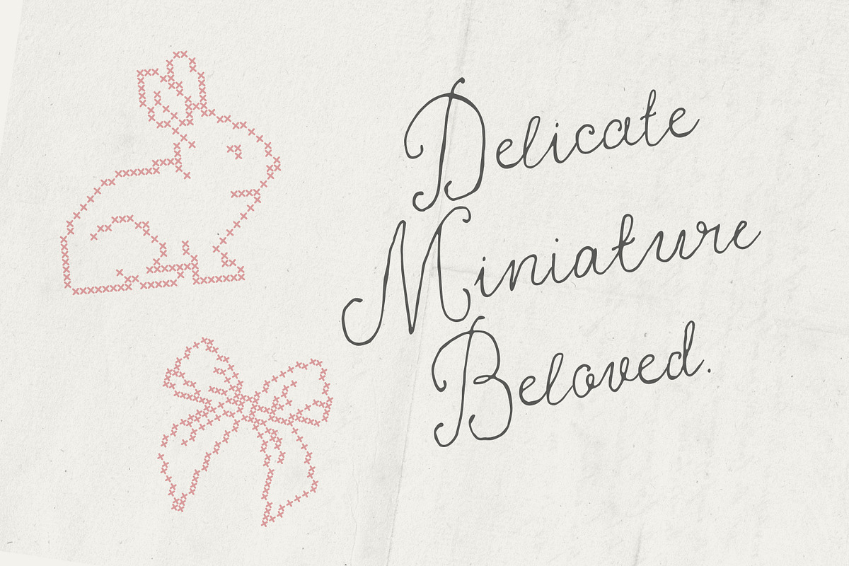 The Paper Doll Vintage Romantic Font, a Script Font by AnMark (Photo 10 of 16)