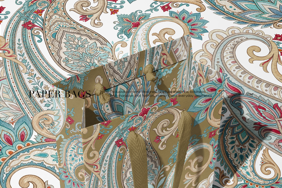 Royal Paisley Seamless Patterns 2026, a Pattern Graphic by LEAFure (Photo 4 of 10)