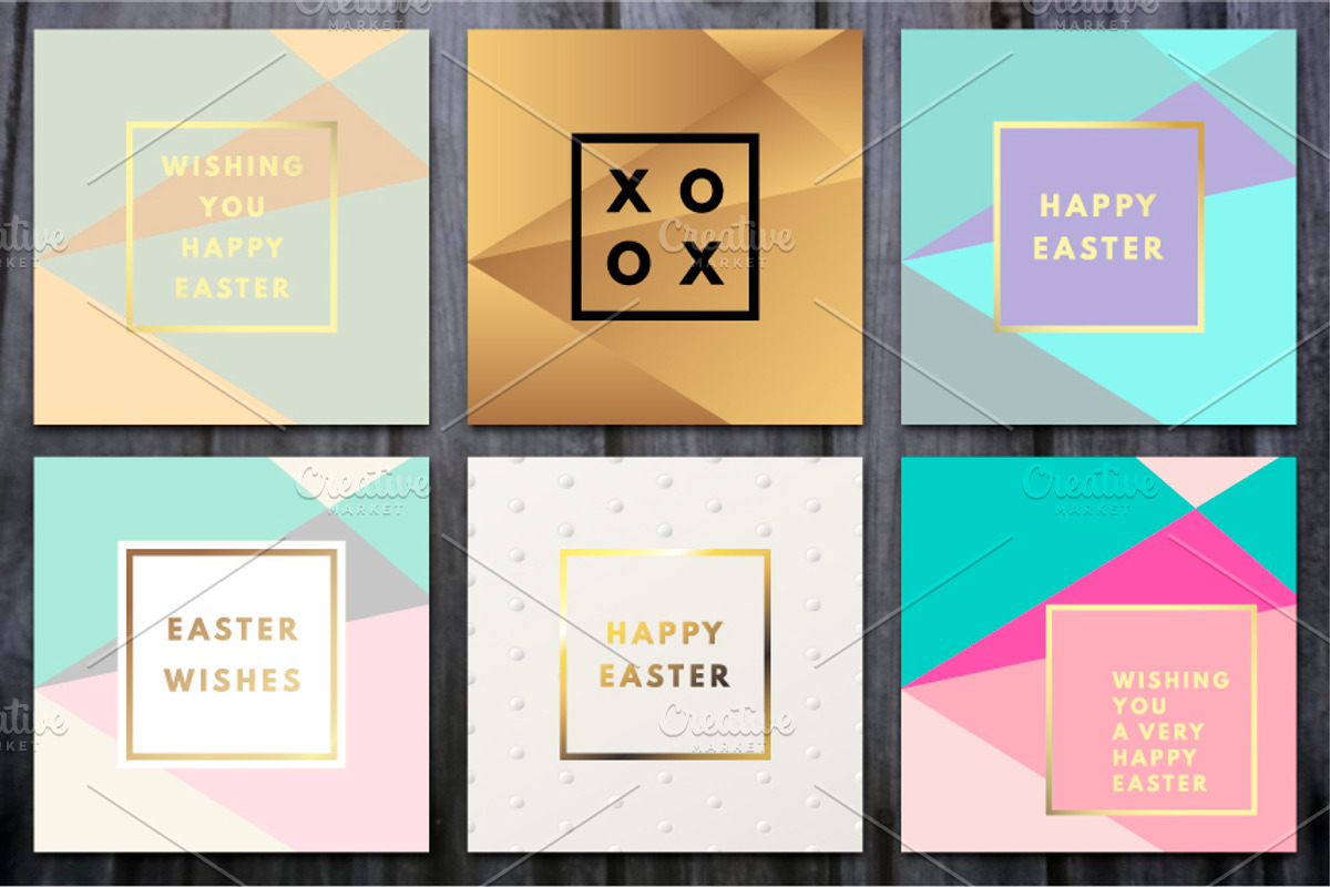 Easter Greeting Minimal Cards, an Illustration by Olha Kostiuk (Photo 2 of 5)