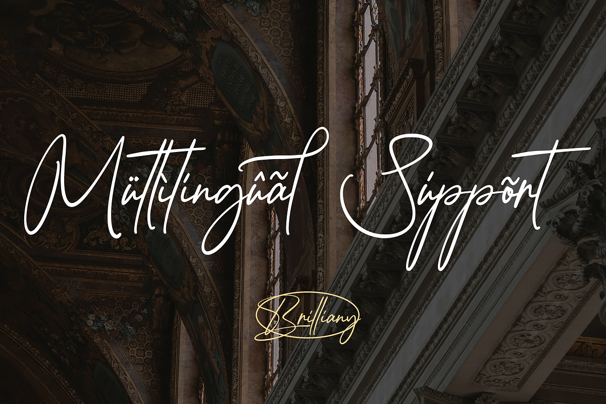 Brilliany Modern and Elegant Font, a Handwritten Font by Graphue (Photo 8 of 9)