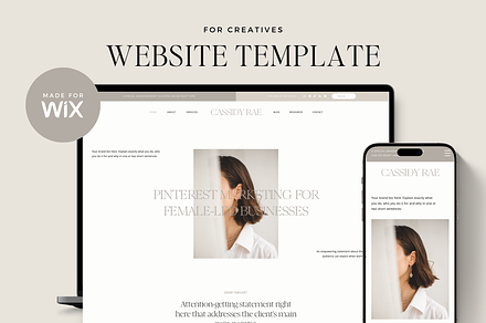 Minimalist Website for Services