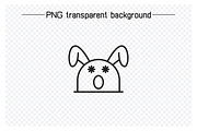 Angry and Amazed Rabbit Emojis, an Outline Icon by Designfour (Thumbnail 2 of 7)