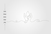 human hand holding single water drop, a Background Graphic by lawoel (Thumbnail 4 of 6)