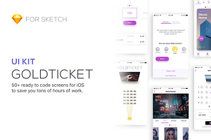 Gold Ticket UI Kit