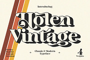 Holen Vintage, a Serif Font by Attract Studio (Thumbnail 1 of 25)