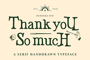 Lucky Heat - Retro Handdrawn Serif, a Serif Font by Pandeka Studio (Thumbnail 9 of 9)