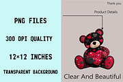 Whimsical Valentine Teddy Bear Clipa, an Illustration by SVGArt (Thumbnail 3 of 8)