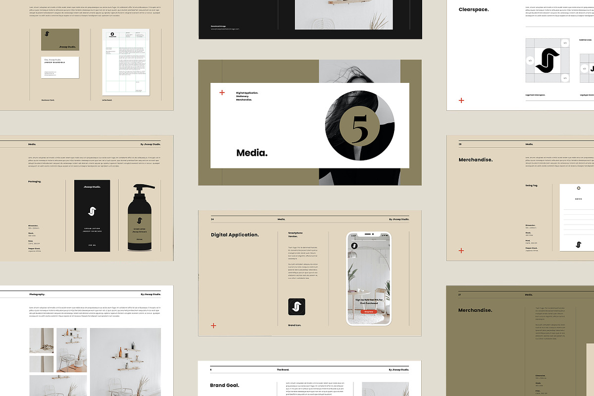 Brand Guidelines Template, a Presentation Template by Occy Design (Photo 10 of 11)