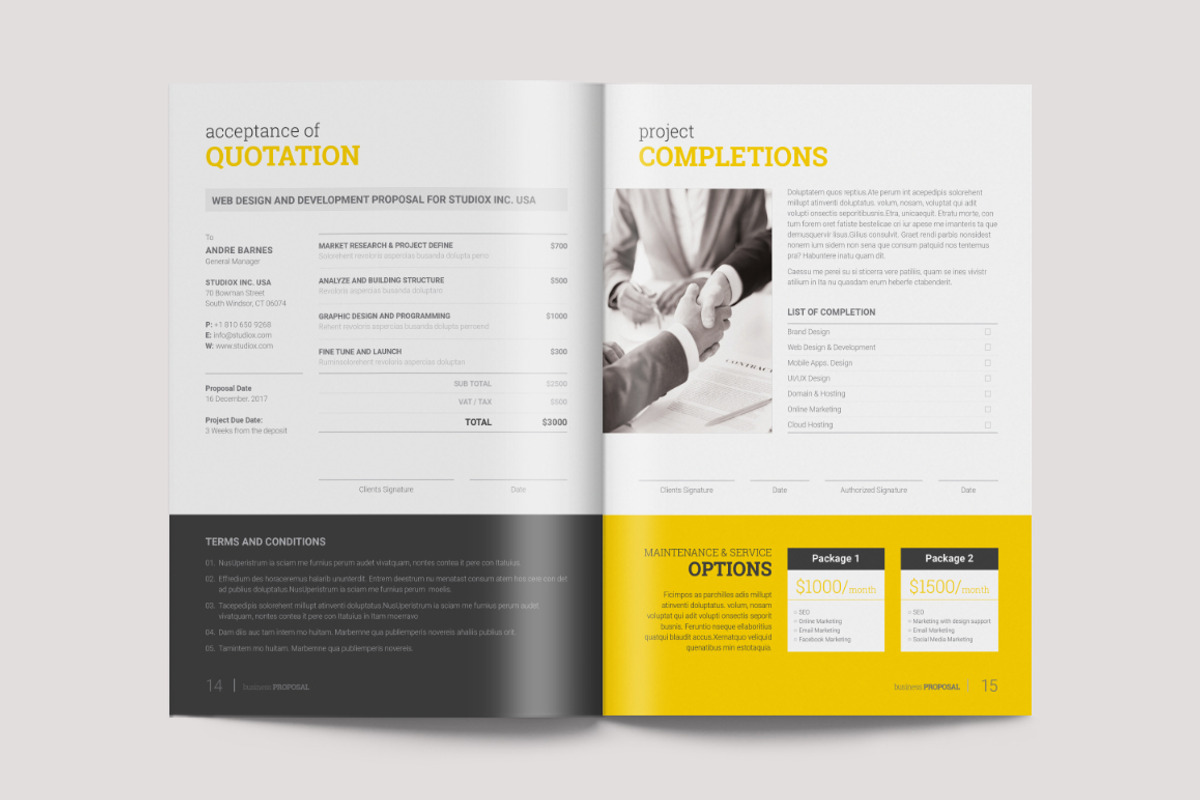 Proposal, a Brochure Template by DesignJanala (Photo 10 of 11)
