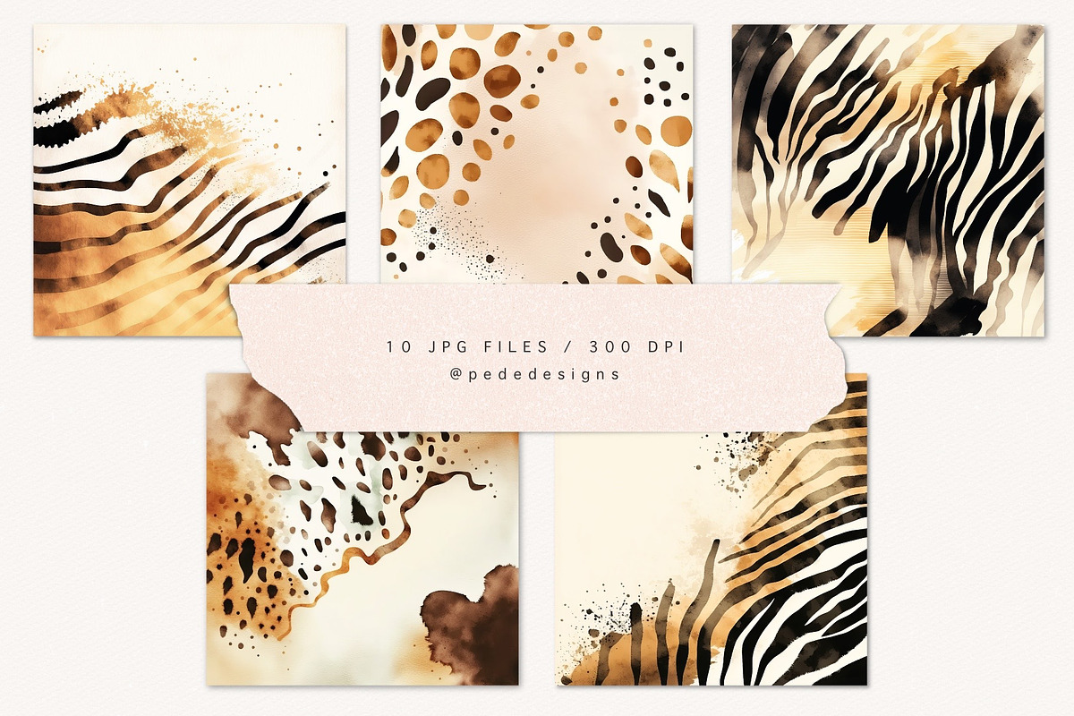 Abstract Safari Backgrounds, a Texture Graphic by PeDe Designs (Photo 6 of 9)