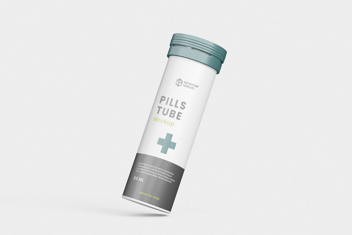 Tablets Tube Mockup, a Packaging Mockup by tiyasprabawa (Photo 9 of 10)