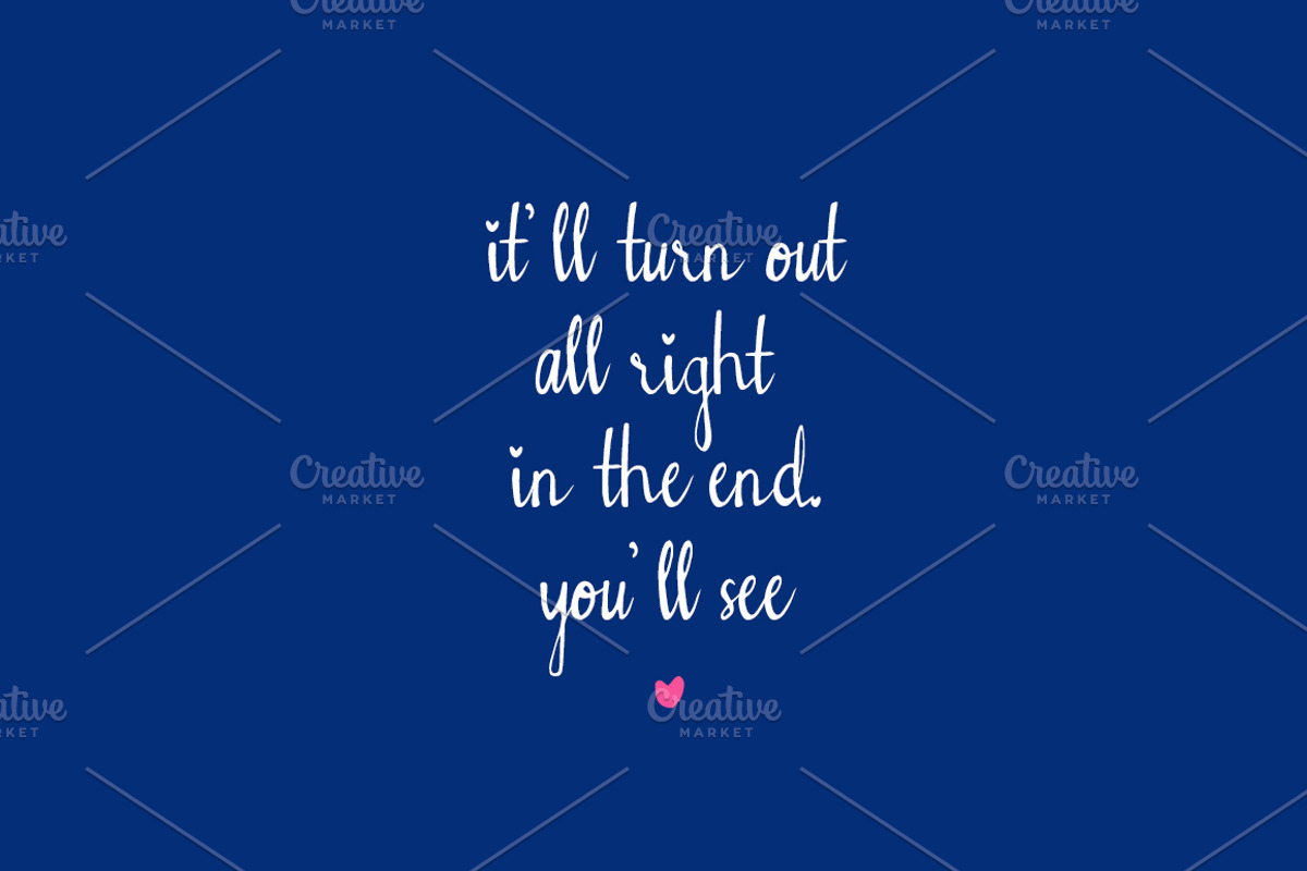Believe Font preview 5