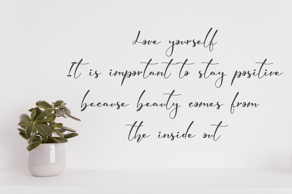 Elmira Script, a Script Font by Nissa Studio (Photo 9 of 11)