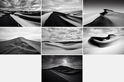 Minimalist Sand Dunes Backgrounds, a Background Graphic by PopotLane (Thumbnail 5 of 7)