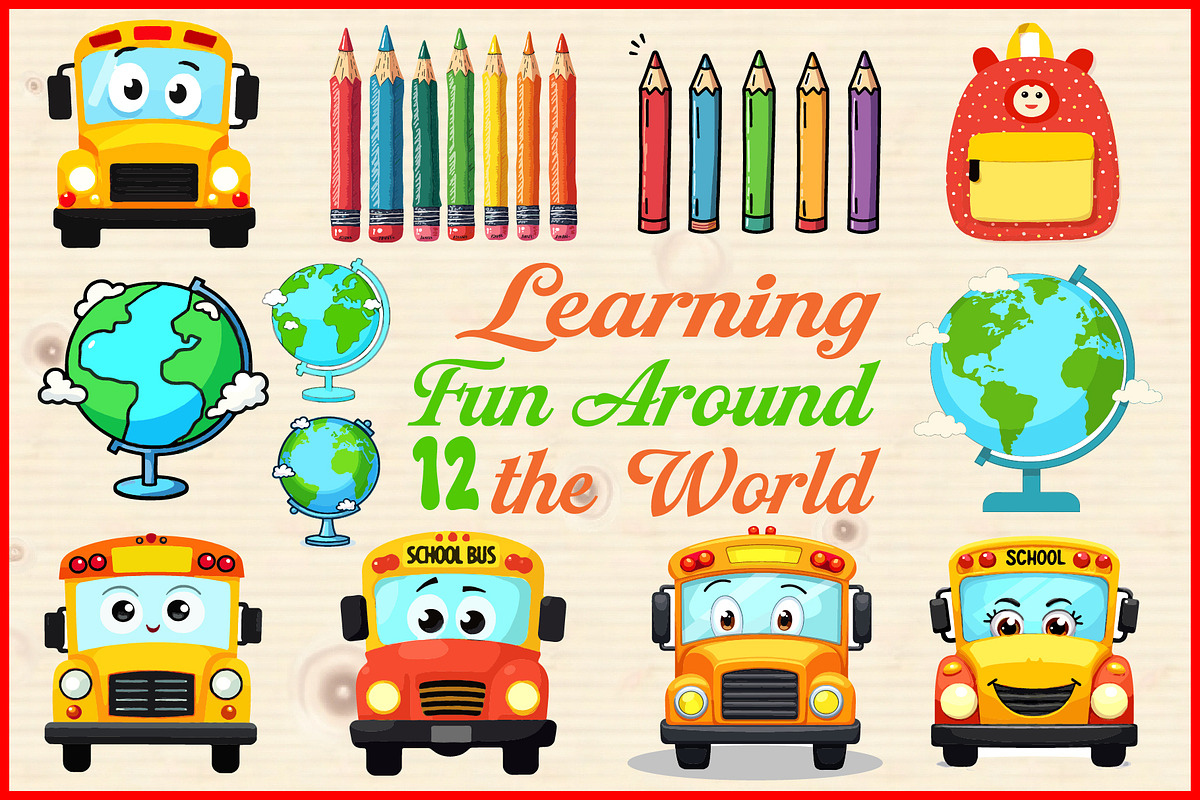 Learning Fun Around the World, an Object Graphic by yasushie (Photo 1 of 13)