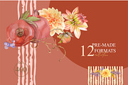Autumn Season watercolor set, a Seasonal Illustration by Collection by VY (Thumbnail 9 of 13)