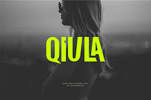 Qiula - Modern Sans Serif Font