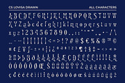 CS Lovisa Drawn, a Sans Serif Font by Craft Supply Co. (Thumbnail 8 of 8)