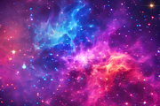 Space Galaxy Nebula Backgrounds, a Background Graphic by UniqueMe (Thumbnail 3 of 12)